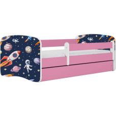 Kocot Kids Bed babydreams pink cosmos without drawer with mattress 180/80