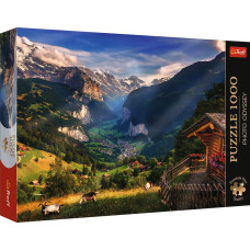 Trefl PREMIUM PLUS 1000 det. dėlionė „Lauterbrunnen slėnis, Šveicarija“