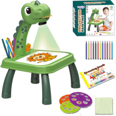 Woopie Drawing Board Dinosaur Projector + Markers