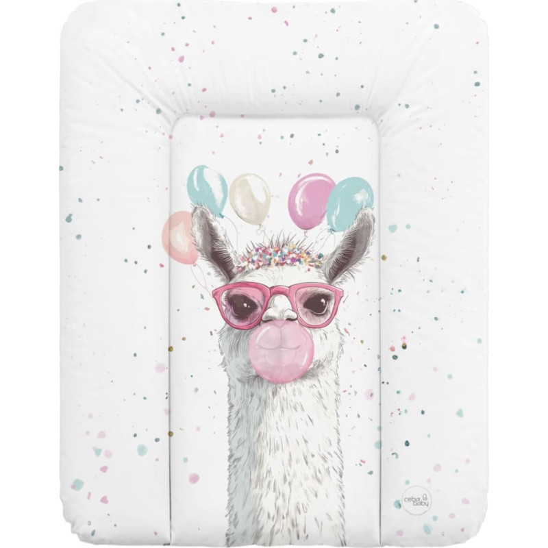 Cebababy CEBA 143-000-782 Minkštas mažas vystymo kilimėlis 50x70 Basic Crazy Llama