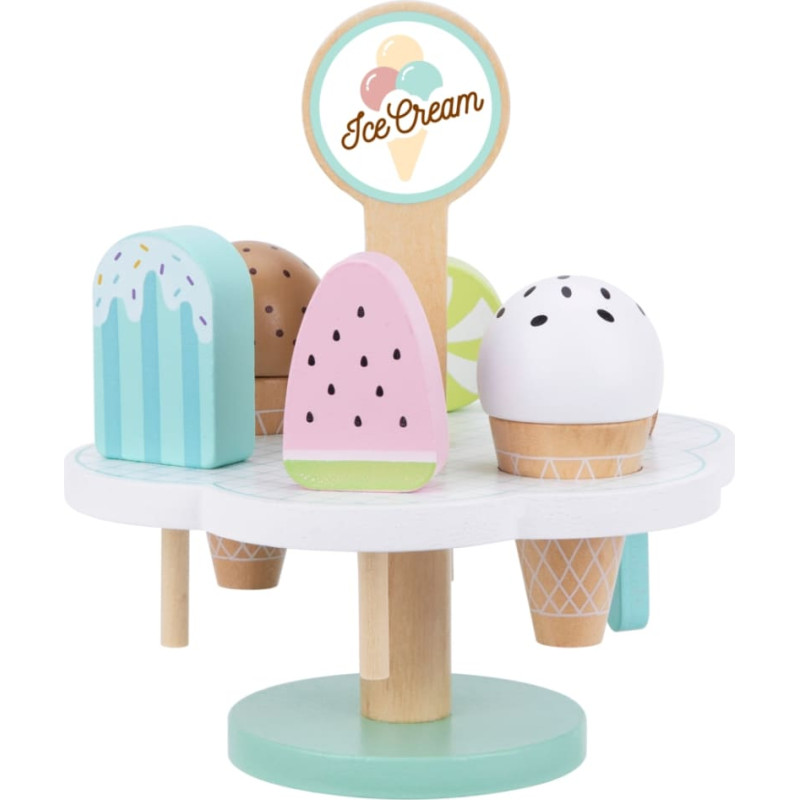 Tooky Toy Drewniane Lody Magnetyczne na Stojaku