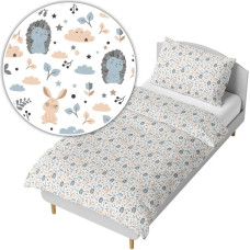 Minikid Cover set - 2 pcs - 120x90, 40x60  - JEŻYK & ZAJĄCZKI