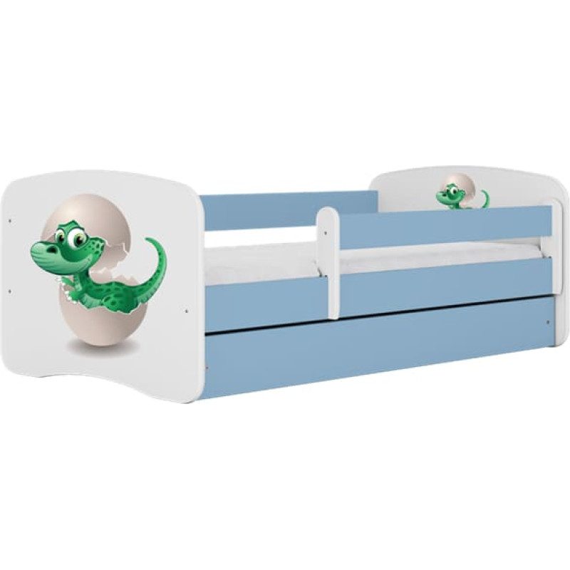 Kocot Kids Bed babydreams blue baby dino with drawer with mattress 160/80