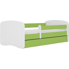 Kocot Kids Bed babydreams green without pattern with drawer with mattress 160/80