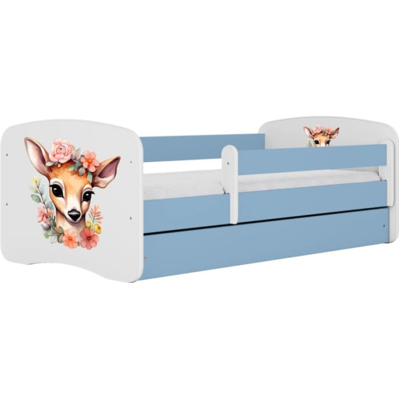 Kocot Kids Bed babydreams blue bambi with drawer with mattress 160/80