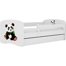 Kocot Kids Bed babydreams white panda 2 with drawer with mattress 160/80