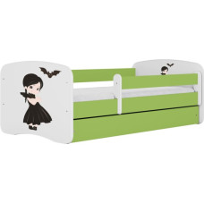 Kocot Kids Bed babydreams green wednesday with drawer with mattress 140/70