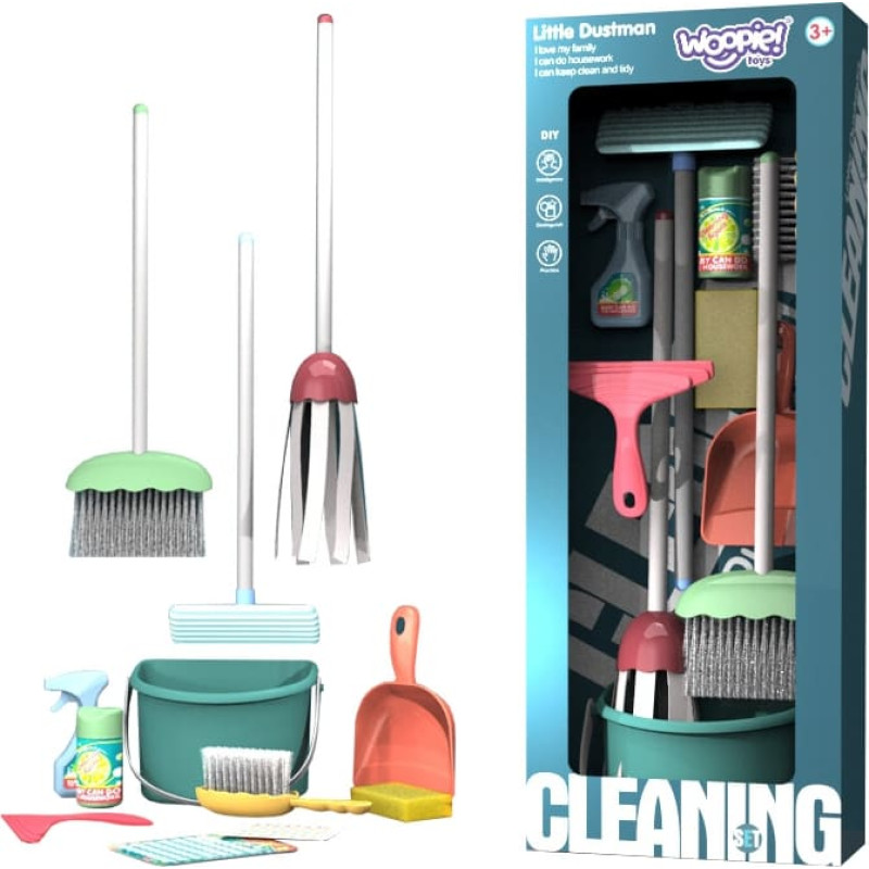 Woopie Zestaw do Sprzątania dla Dzieci 12 el.