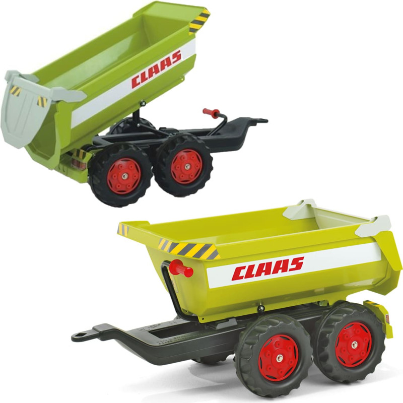 Rolly Toys rollyTrailer Przyczepa wywrotka Halfpipe CLAAS