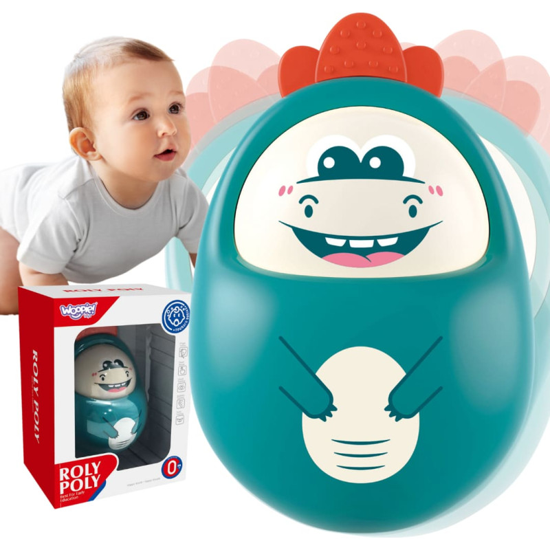 Woopie BABY Wańka Wstańka Dinozaur z Melodyjkami