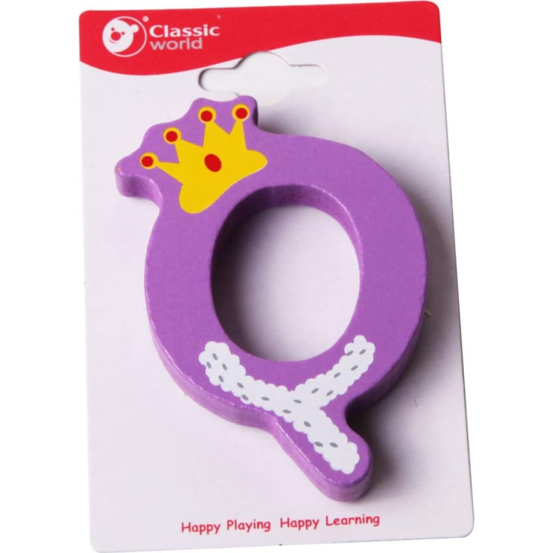 Classic World Drewniana Literka Q