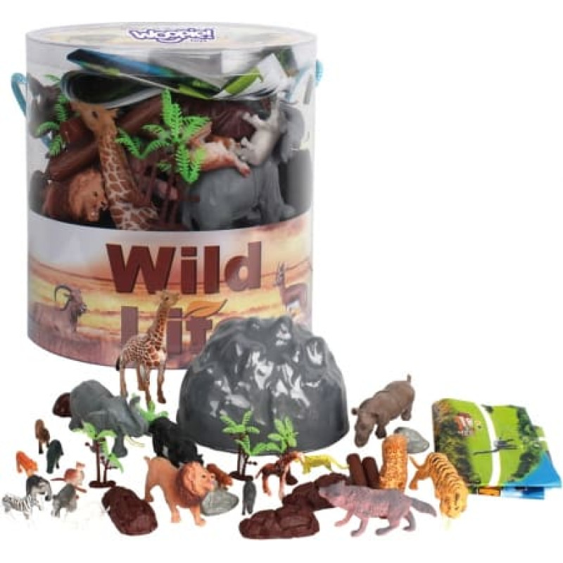 Woopie 47139 Zestaw figurek 34 szt. Safari