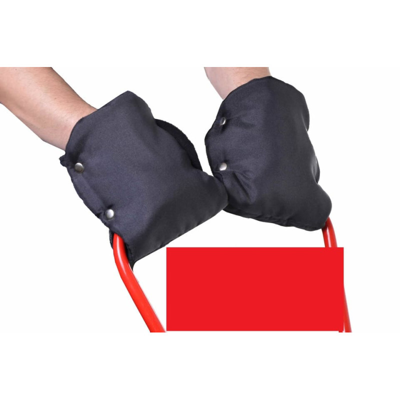 Minikid Gloves/muffs  - BARAN - WOOL -  RED