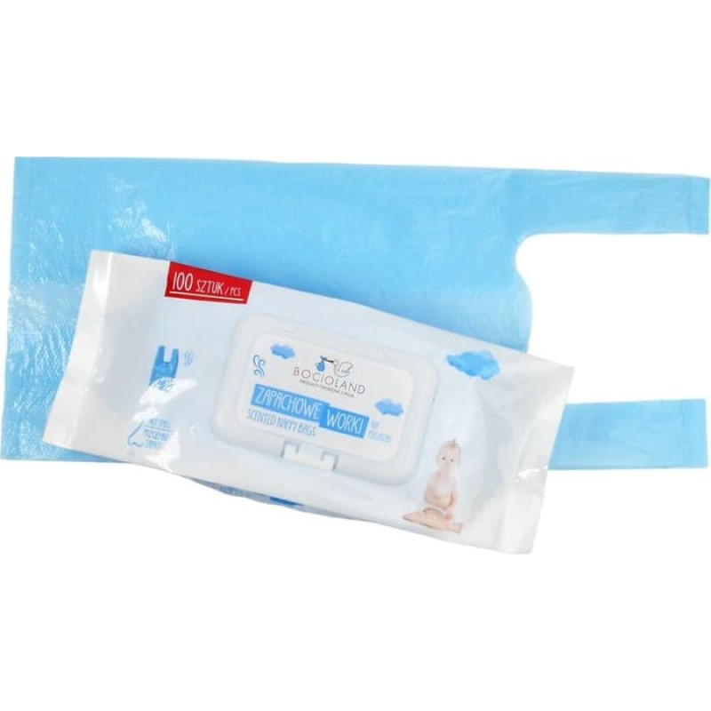 0182 BAGS FOR USED DIAPERS 10 PCS BL018