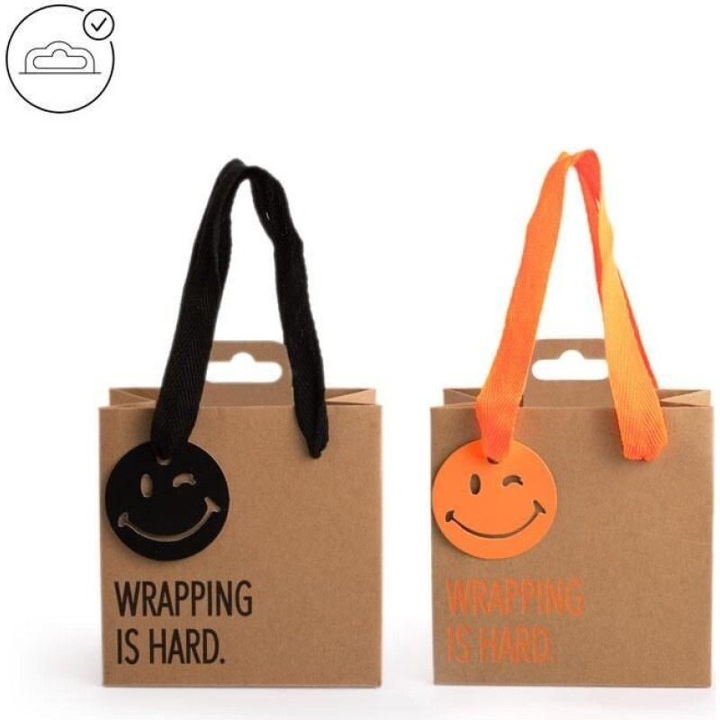 Trendhaus Birthday Fun - Dovanų maišelis - Wrapping Is Hard (1 vnt., 2 dizainai)