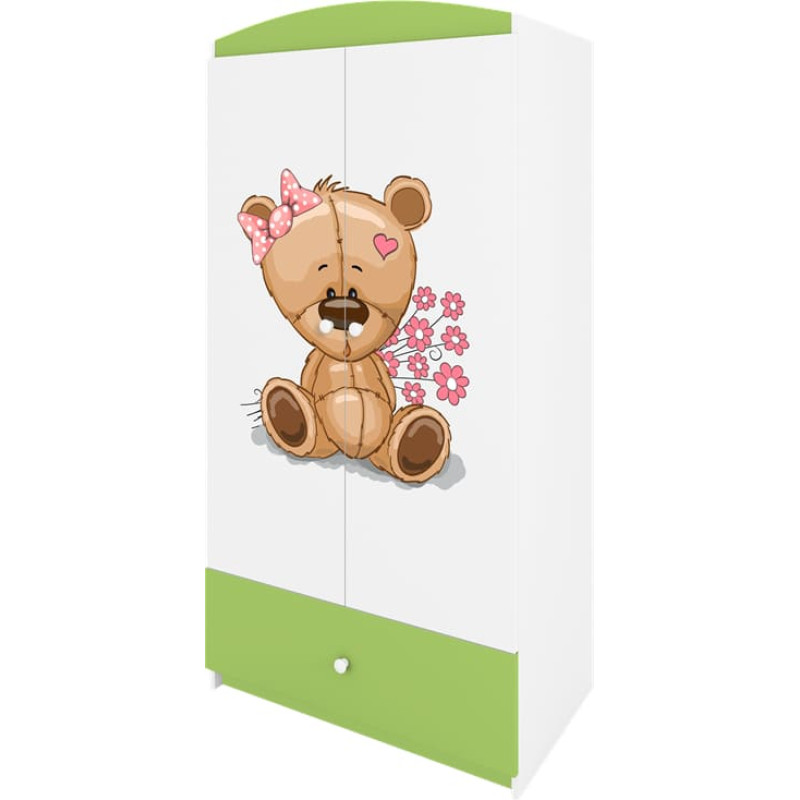 Kocot Kids Wardrobe babydreams green teddybear flowers