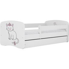 Kocot Kids Bed babydreams white cat without drawer with mattress 140/70