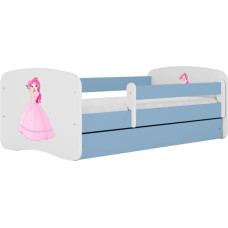 Kocot Kids Bed babydreams blue princess without drawer with mattress 140/70