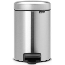 Brabantia atkritumu tvertne ar pedāli NewIcon, 3L, Matt Steel Fingerprint Proof - 112164