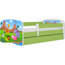 Kocot Kids Bed babydreams green safari without drawer with mattress 160/80