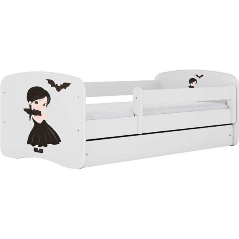 Kocot Kids Bed babydreams white wednesday with drawer with mattress 140/70
