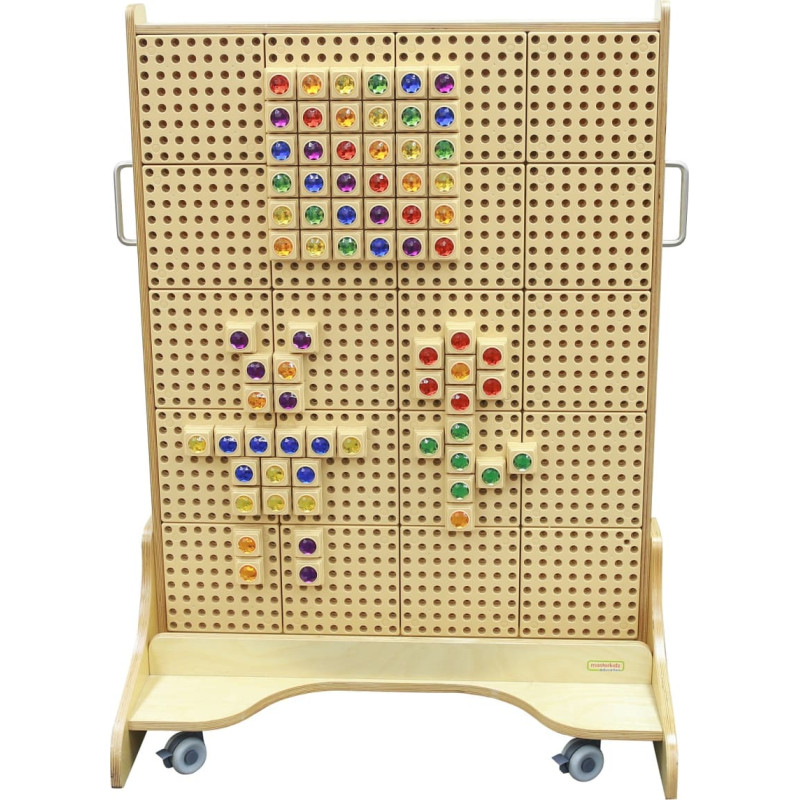 Masterkidz Drewniana Tablica STEM Wolnostojąca