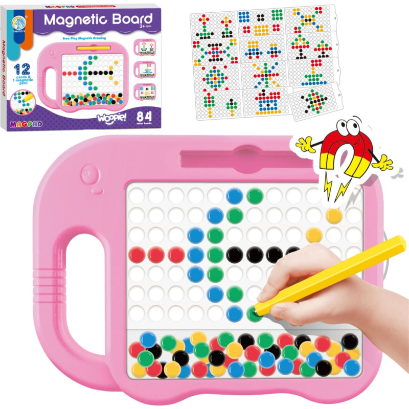 Woopie Tablica Magnetyczna dla Dzieci Montessori MagPad Słonik