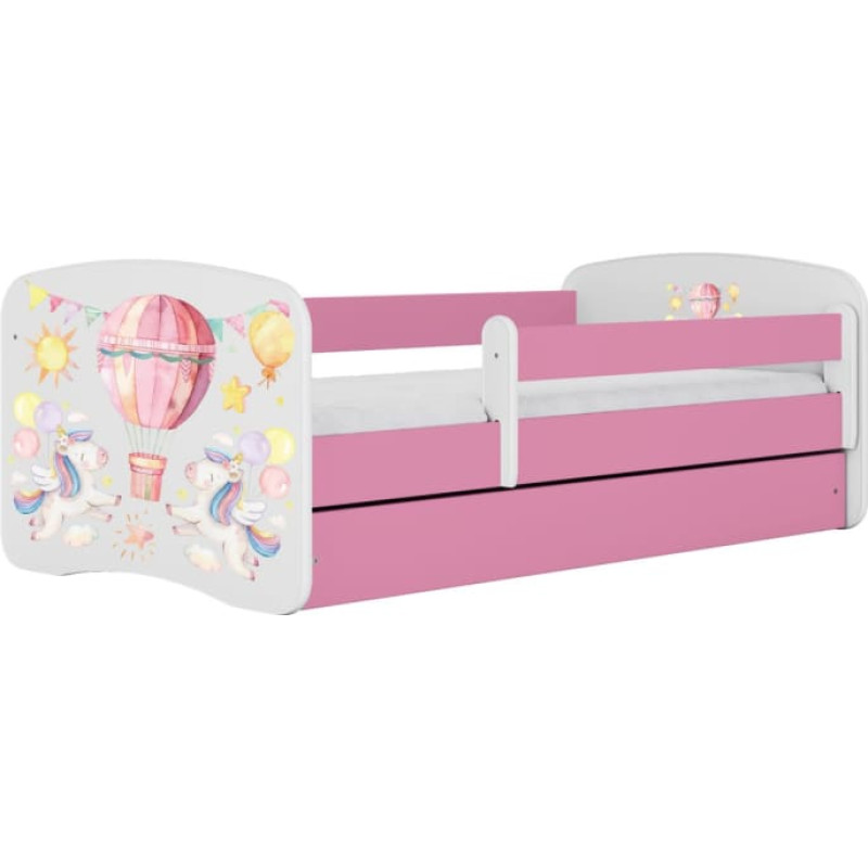 Kocot Kids Bed babydreams pink balloon without drawer with mattress 180/80