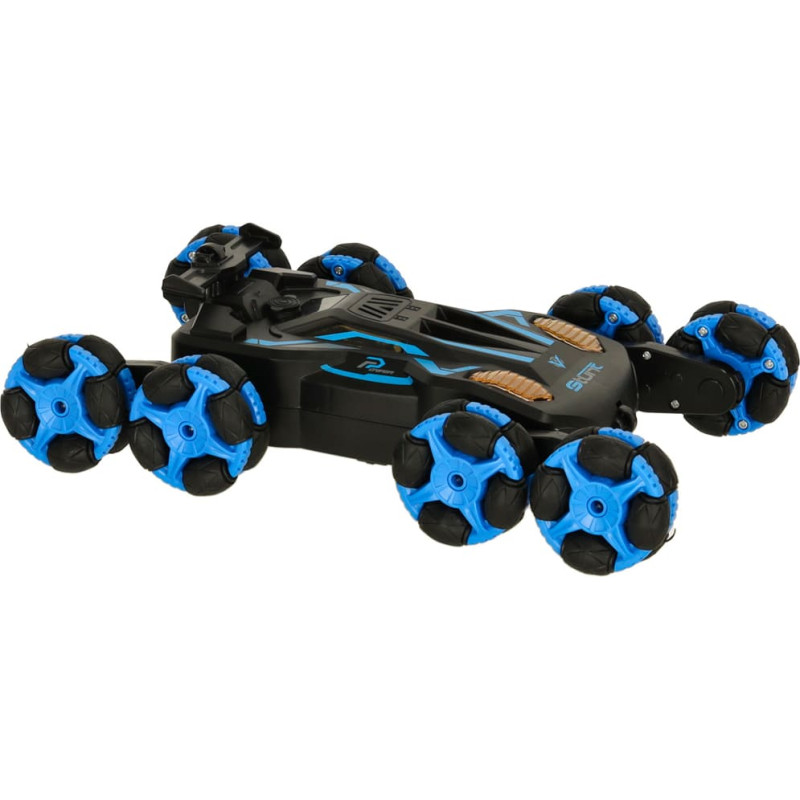 RC tālvadības pults auto 8 riteņi ar pasaules mūziku