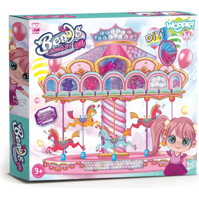 Woopie ART&FUN Zestaw do Robienia Biżuterii Bransoletek Wisiorków Pierścionków