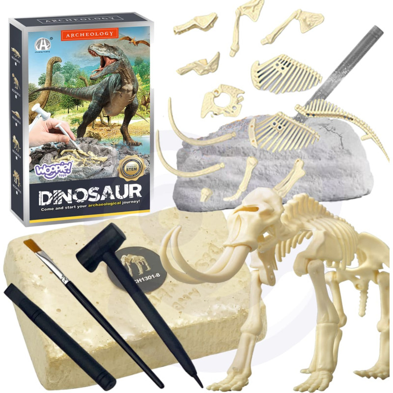 Woopie Zabawka Kreatywna Dinozaur Szkielet Wykopalisko Archeologiczne