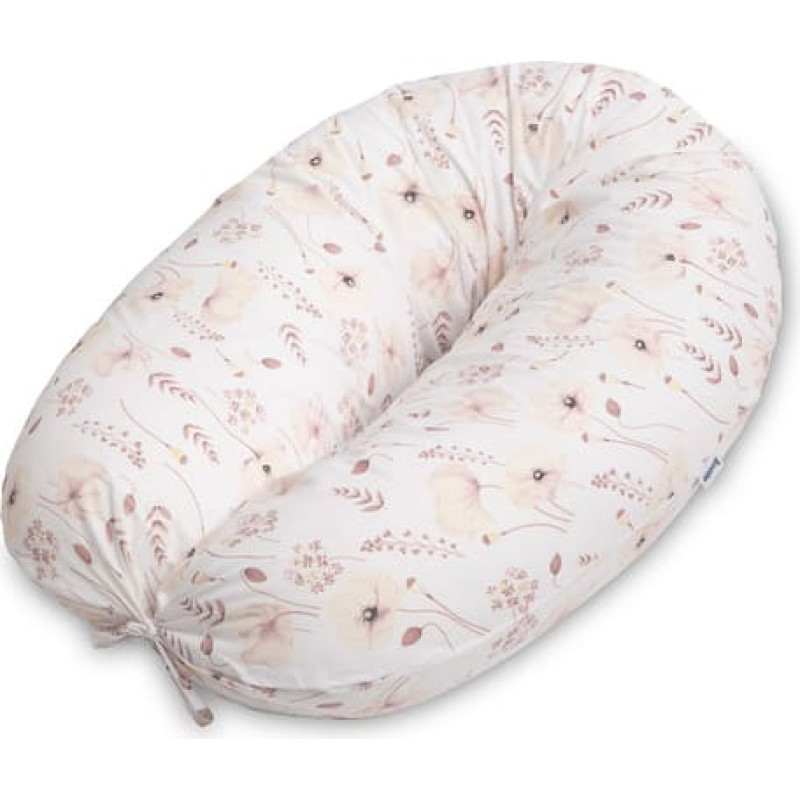 Sensillo XL Pregnancy Pillow PASTEL POPPIES