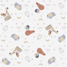 Cebababy CEBA 308-000-637 Less mess mat mata ochronna 120x120 Giraffe&Friends*