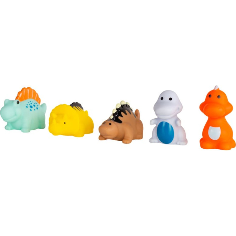 Akuku A0169 Zabawki kąpielowe Dinusie 5 szt
