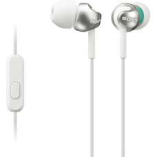 Sony in-ear austiņas ar mikrofonu (baltas) - MDR-EX110APW