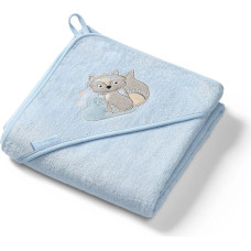 Babyono bamboo hooded towel blue NATURAL BAMBOO 100X100 346/05