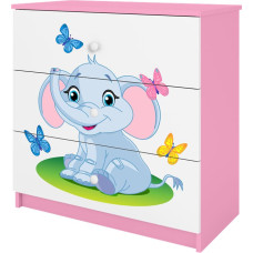 Kocot Kids Chest of drawers babydreams pink baby elephant