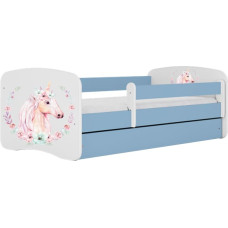 Kocot Kids Bed babydreams blue horse without drawer with mattress 160/80