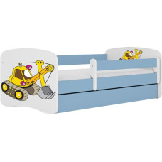 Kocot Kids Bed babydreams blue digger without drawer with mattress 140/70