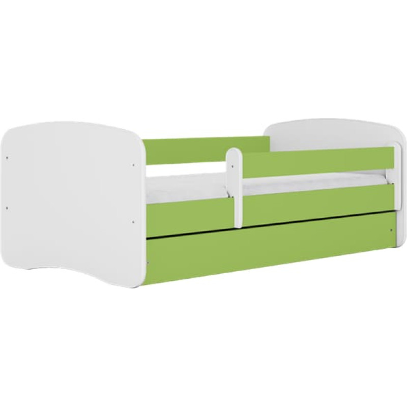 Kocot Kids Bed babydreams green without pattern without drawer with mattress 180/80