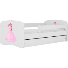 Kocot Kids Bed babydreams white princess without drawer with mattress 140/70