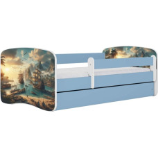 Kocot Kids Bed babydreams blue ship without drawer with mattress 140/70