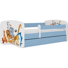 Kocot Kids Bed babydreams blue animals without drawer with mattress 140/70