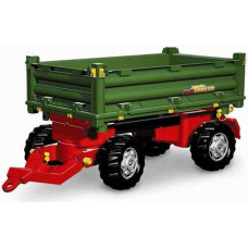 Rolly Toys rollyTrailer Przyczepa Rolly Multi dwuosiowa zielona