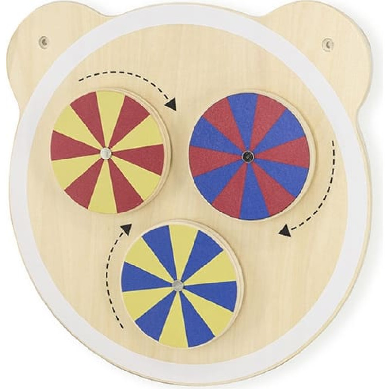 Viga Drewniana Tablica Kolory Certyfikat FSC Montessori