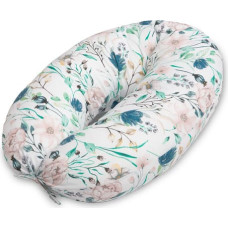 Sensillo XL Pregnancy Pillow PASTEL FLOWERS