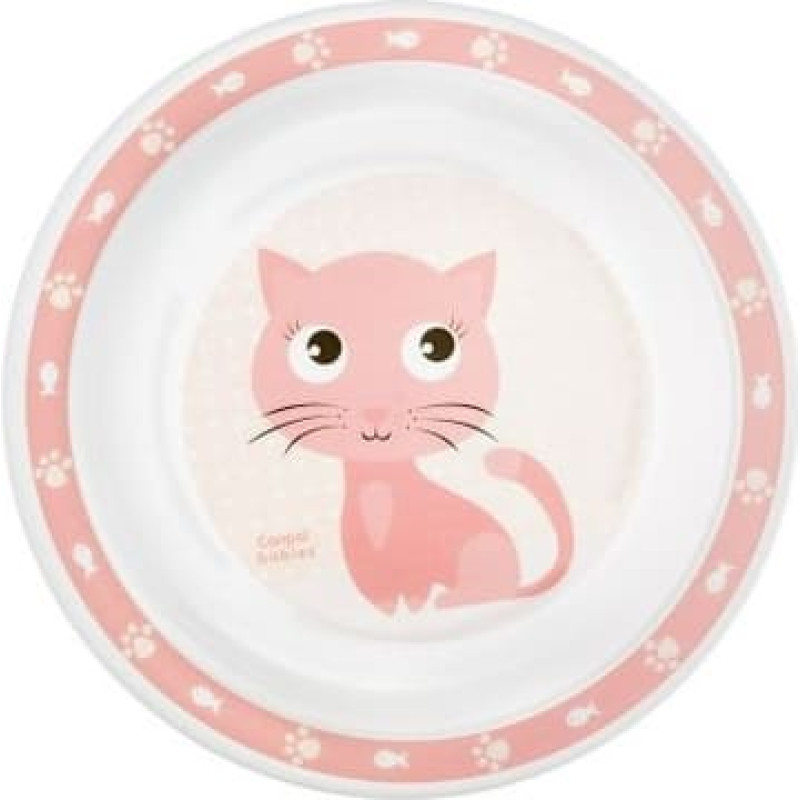 Canpol Babies CANPOL 4/411 Talerzyk plastikowy Animals różowy