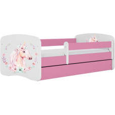 Kocot Kids Bed babydreams pink horse without drawer with mattress 140/70