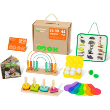 Tooky Toy Box Pudełko XXL Montessori Edukacyjne 7w1 Sensoryczne 25-30 Mies.