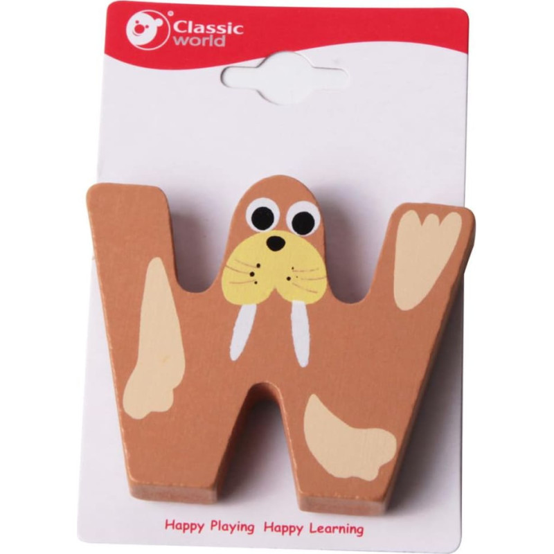 Classic World Drewniana Literka W